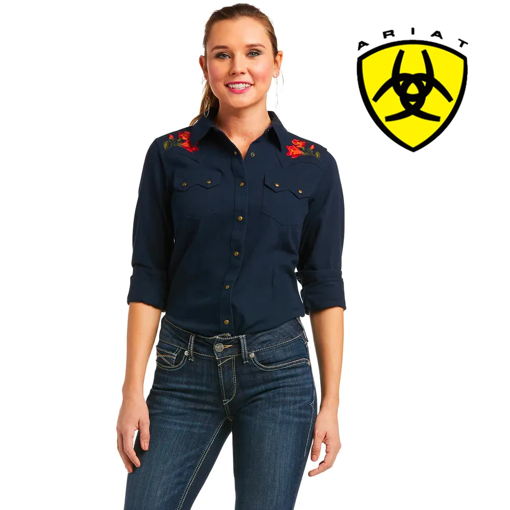 ARIAT Women's Real California Gold Snap LS Shirt 10038065