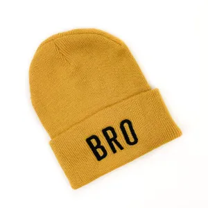 BRO - Child Beanie - Mustard w/ Black