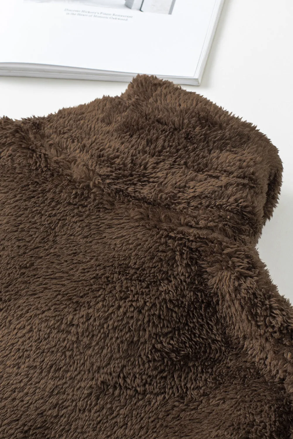 Brown Fleece Coat