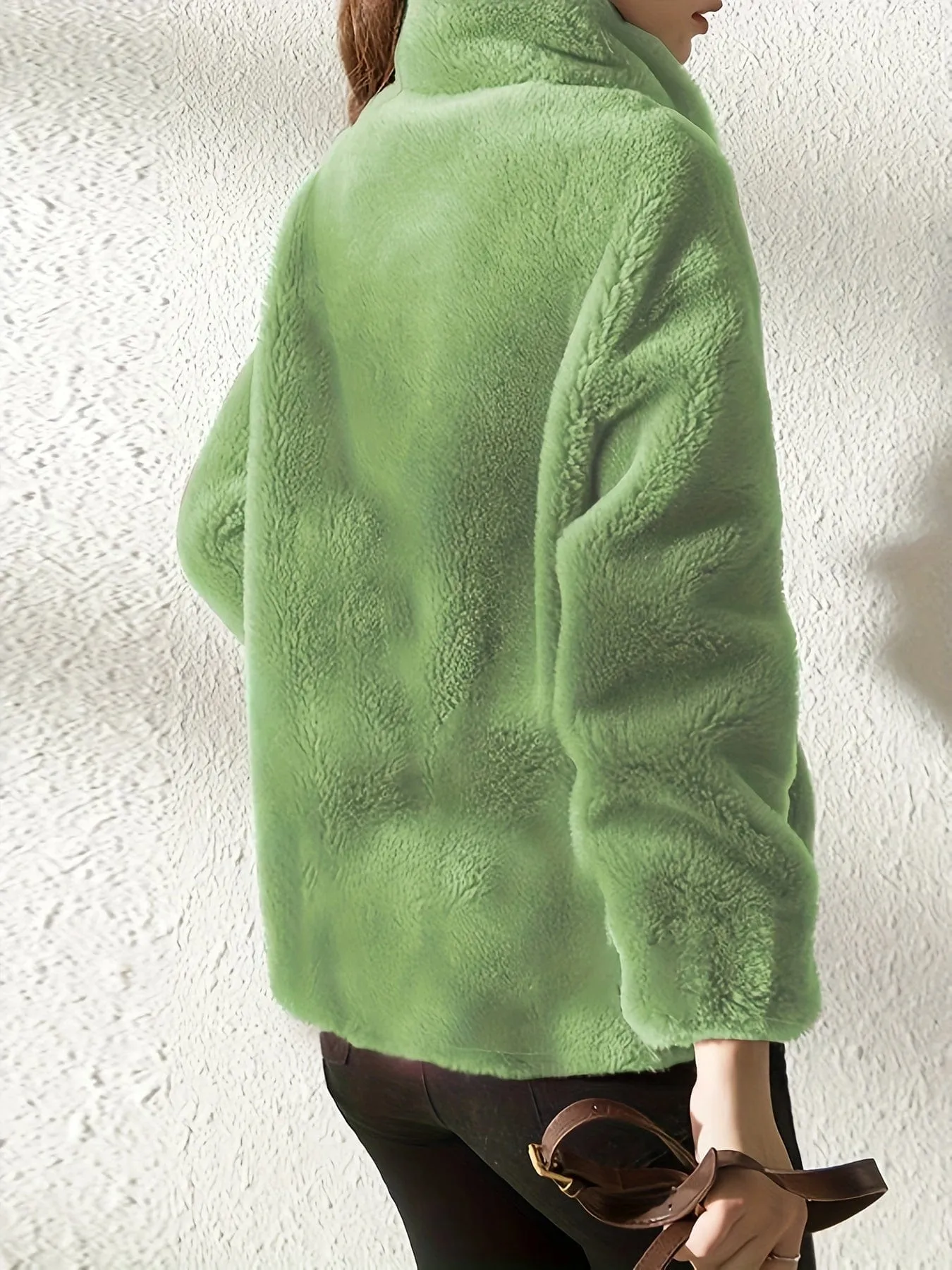 Brown Fleece Coat