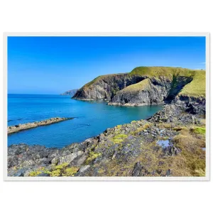 Ceibwr Bay Classic Matte Paper Wooden Framed Poster Wall Art