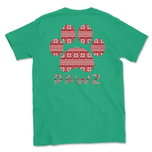 Christmas Sweater Paw (Adult Short Sleeve T-Shirt)