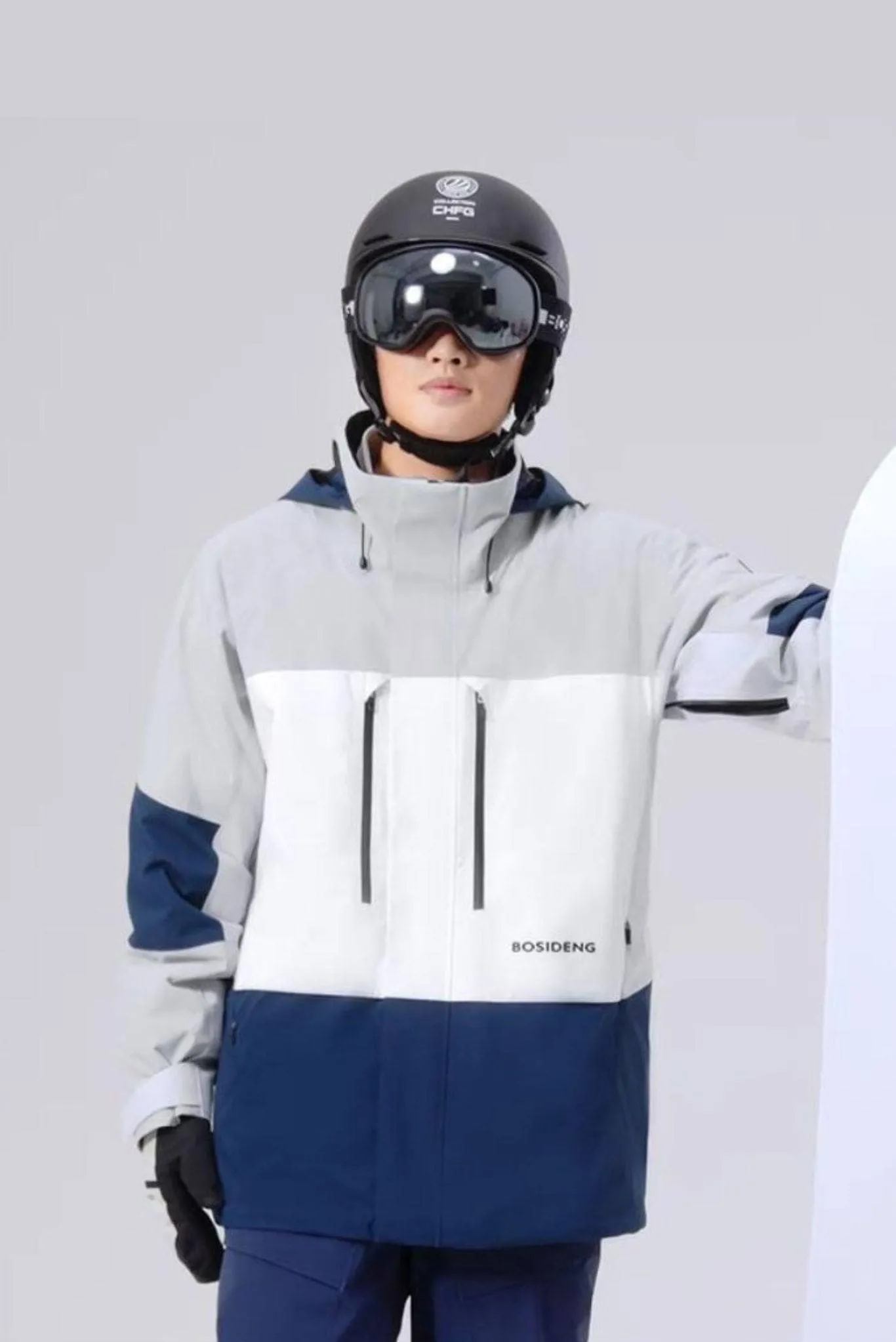 Colourblock Goose Down Ski Jacket