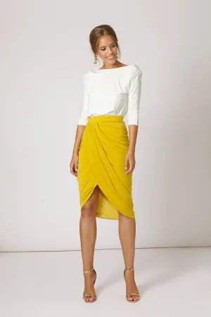 Ellen Mustard skirt