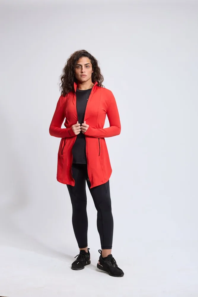 Flame Scarlet Sports Cardigan