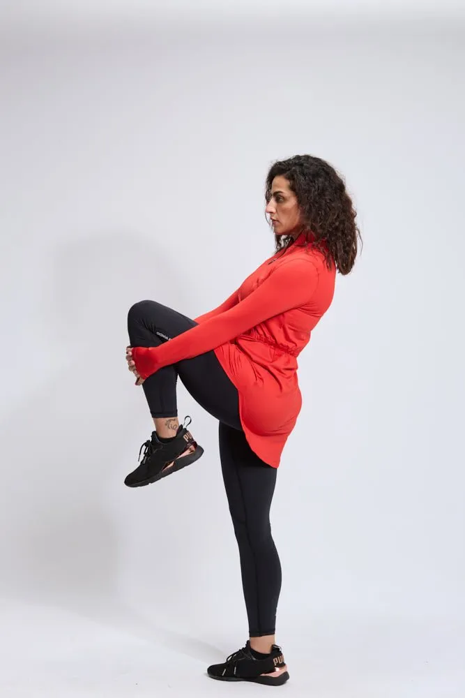 Flame Scarlet Sports Cardigan