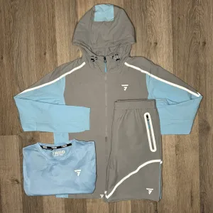 GRIID Reflect 3 Piece Set - Grey / Blue (Junior)