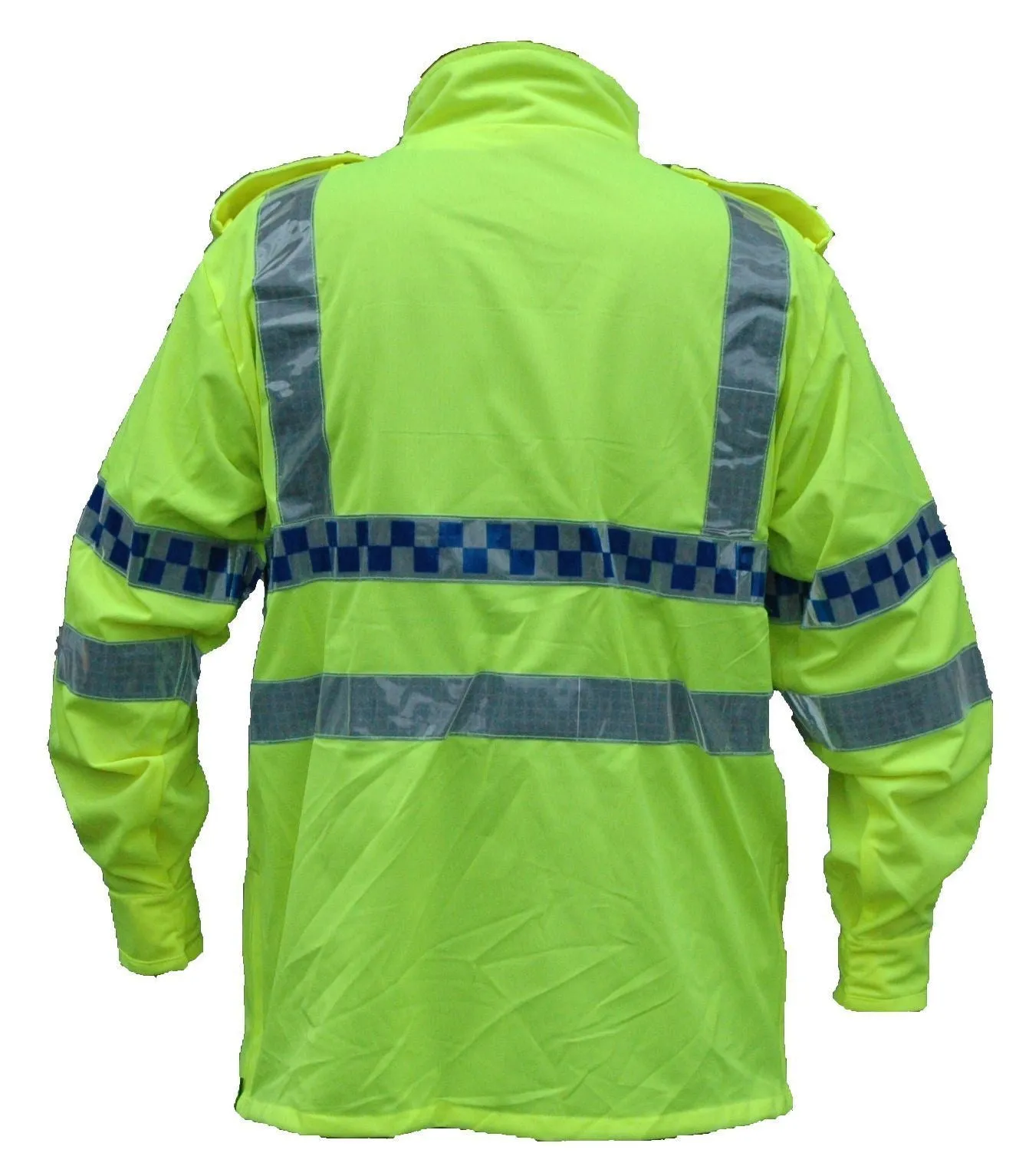 Hi Viz Vis Lightweight Reflective Traffic Overcoat Walking Recovery LW01AN