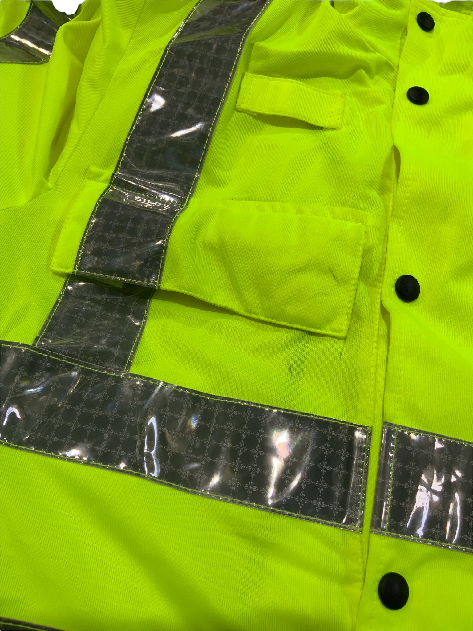 Hi Viz Vis Lightweight Reflective Traffic Overcoat Walking Recovery LW11B