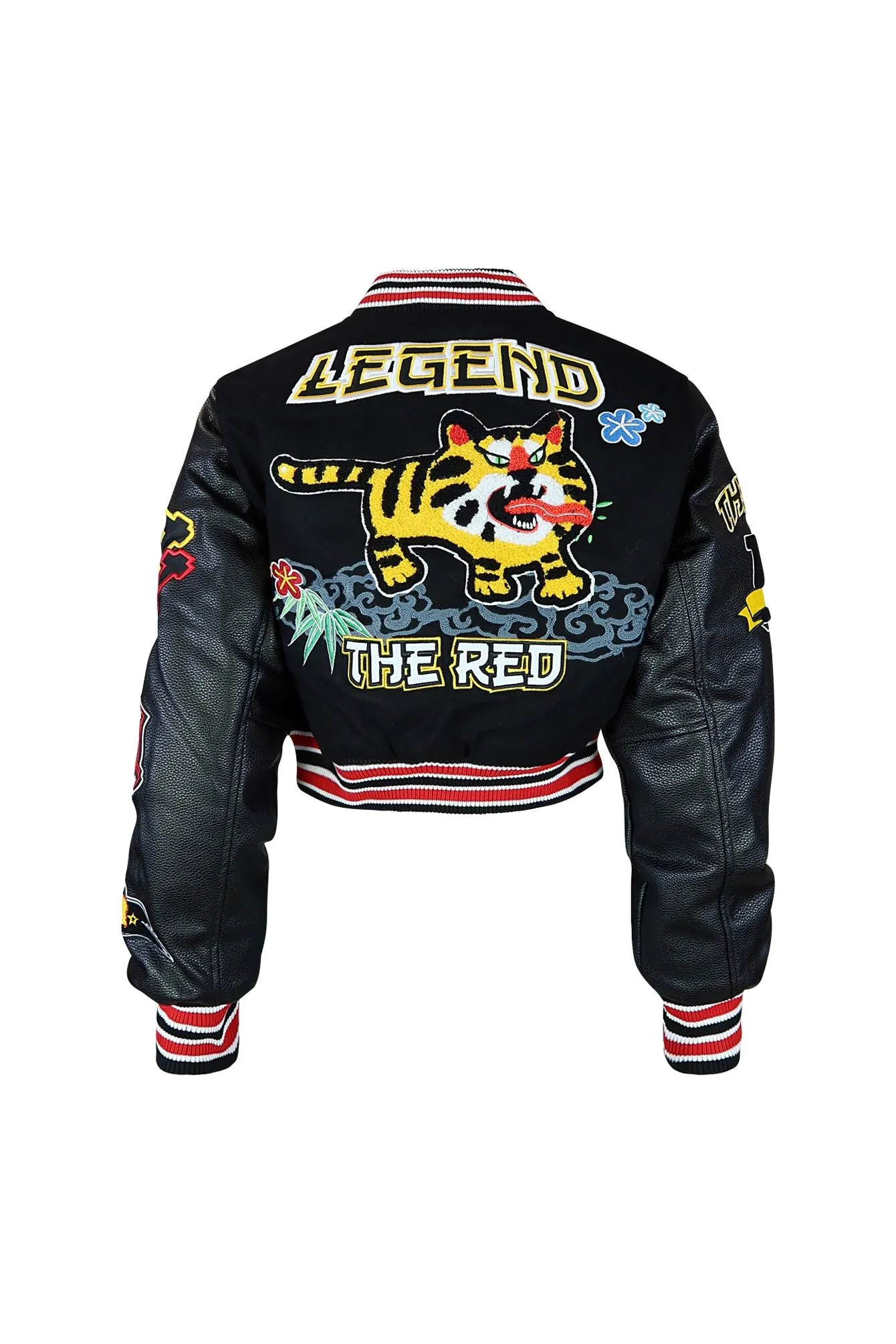 Legend Cropped Varsity Jacket