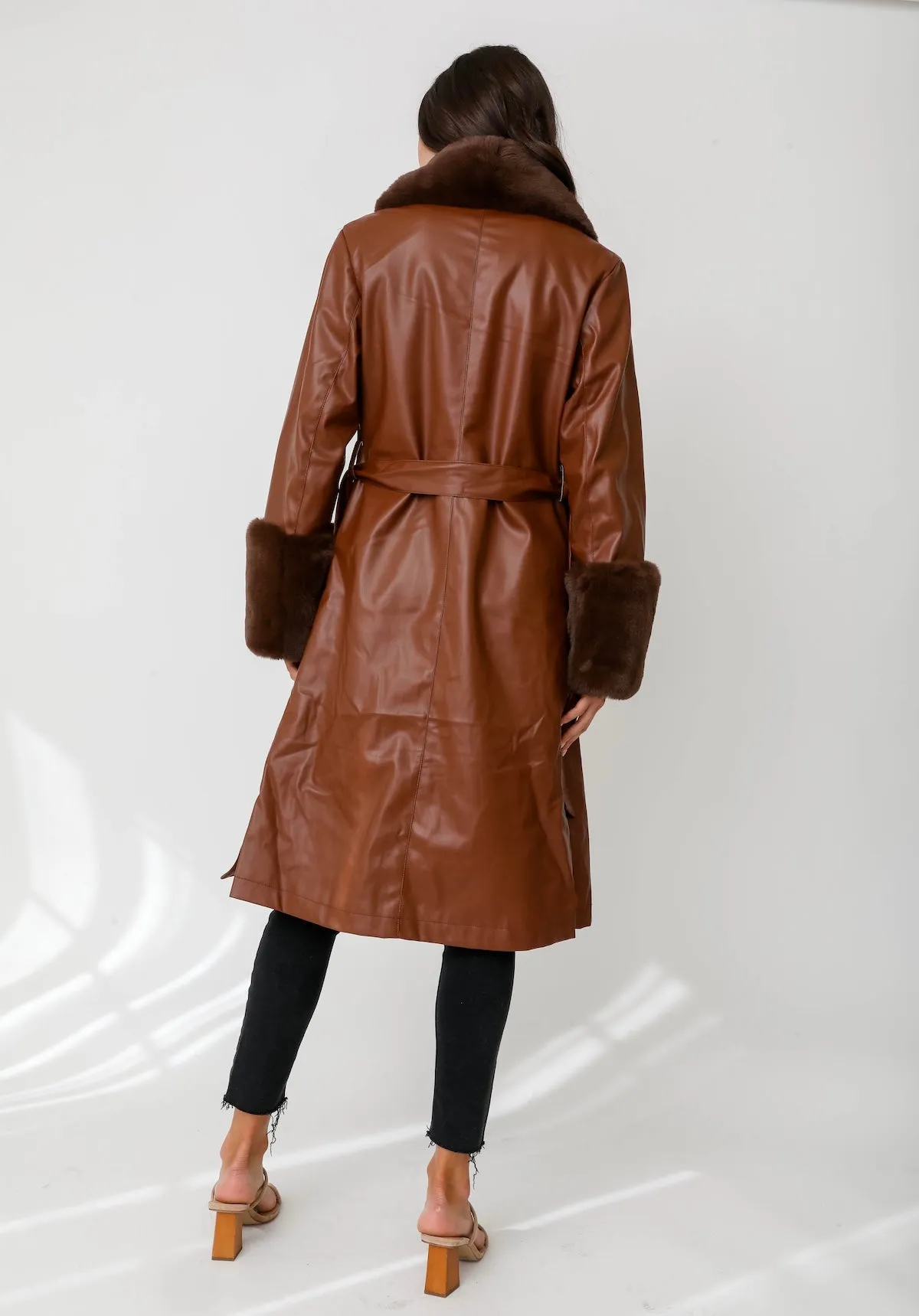 Leya Coat - Brown