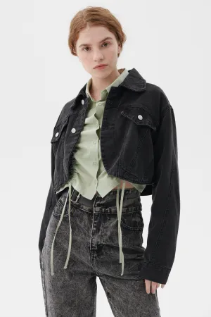 Lindsey Denim Cropped Jacket