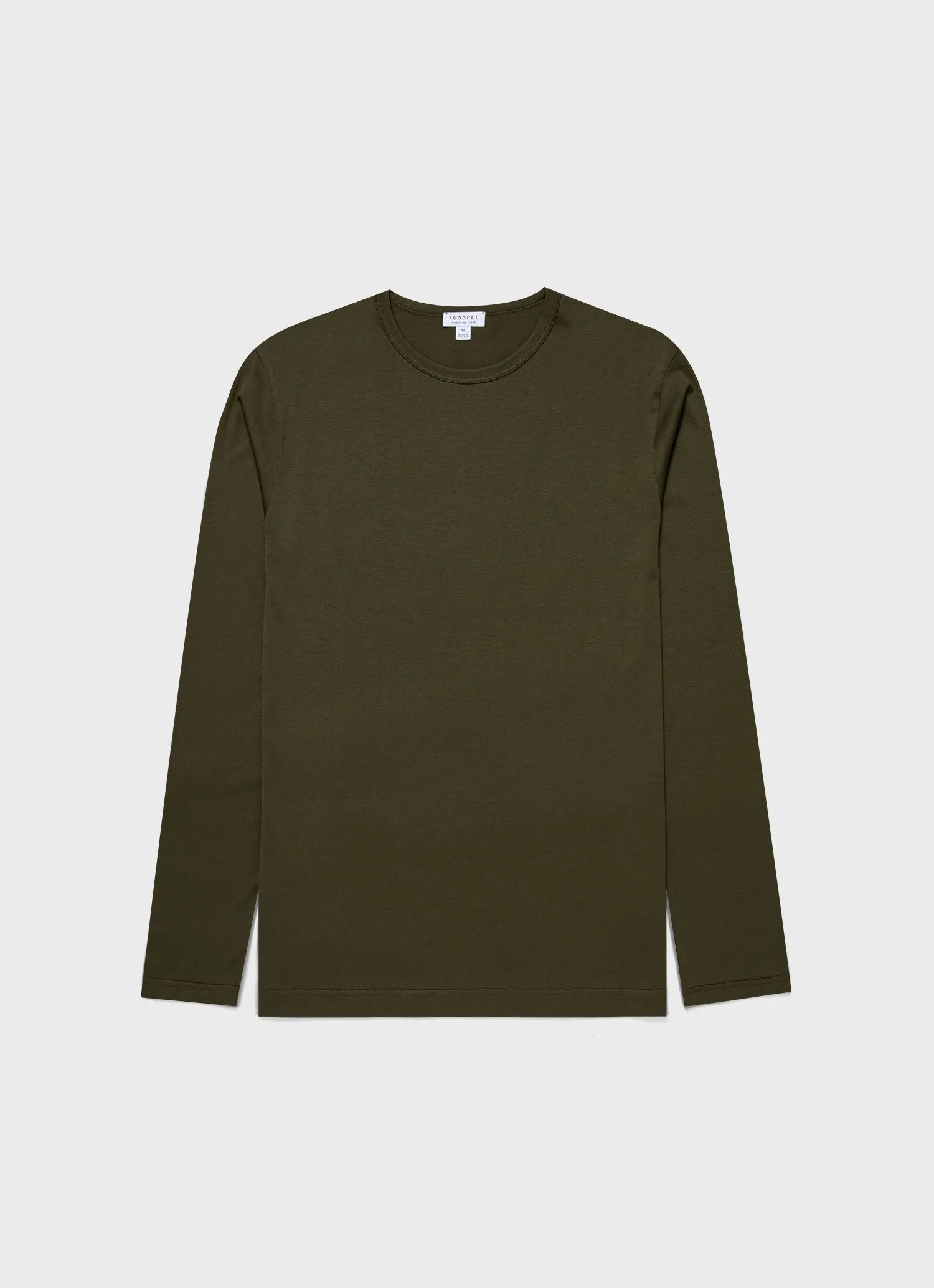 Men's Long Sleeve Classic T-shirt in Pine Green