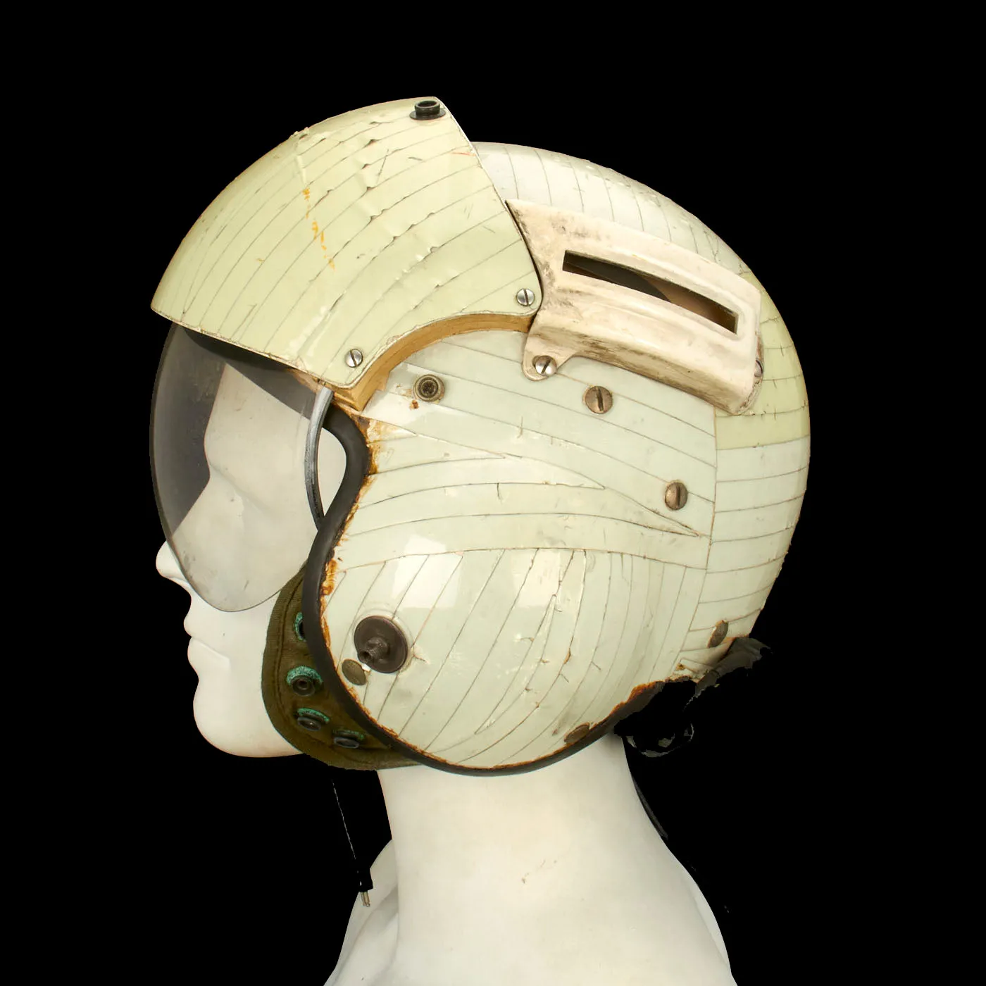 Original U.S. Vietnam War US Navy Helicopter Combat Support Squadron 9 Gentex SPH-4 Helicopter Helmet - HC-9