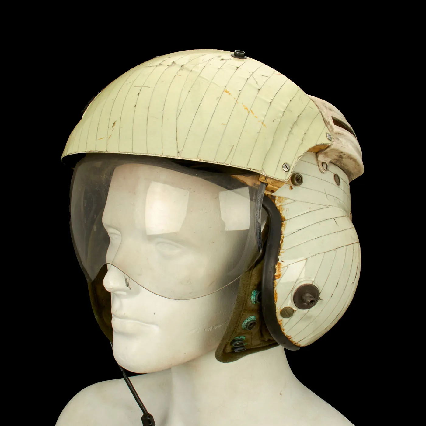 Original U.S. Vietnam War US Navy Helicopter Combat Support Squadron 9 Gentex SPH-4 Helicopter Helmet - HC-9