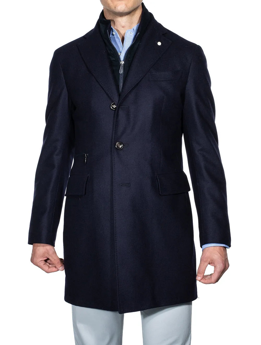 Overcoat With Insert Navy