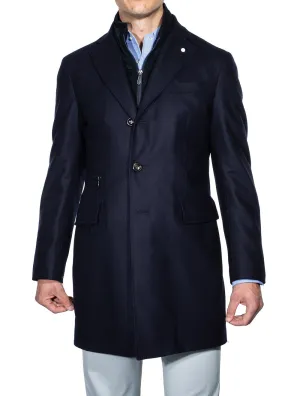 Overcoat With Insert Navy