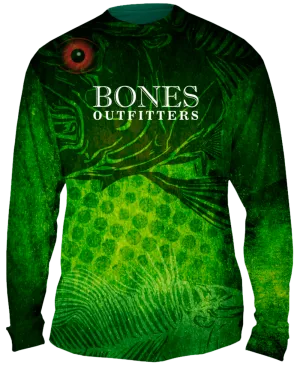 Red Eyes LargeMouth Bass Long Sleeve