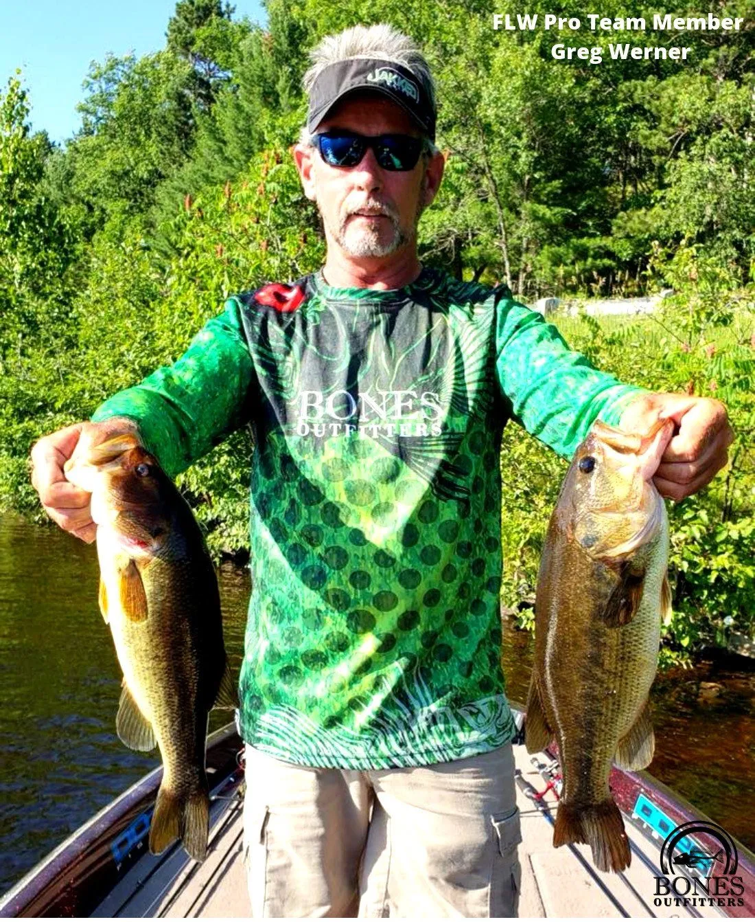 Red Eyes LargeMouth Bass Long Sleeve