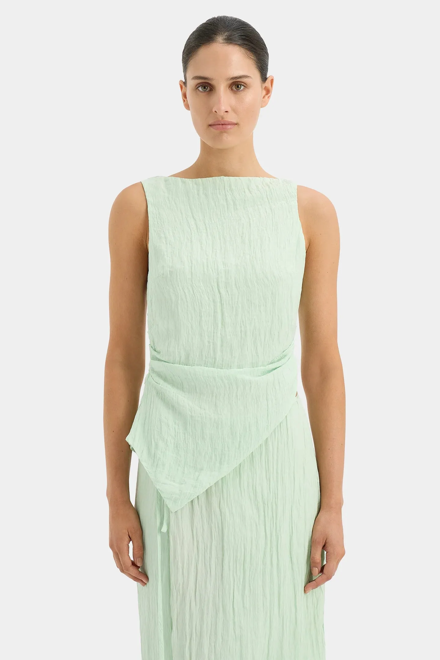 Sir the Label Ligera Open Back Top - Mint