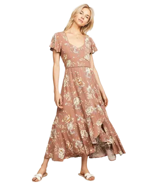 Size S | Spell & The Gypsy Rosa Garden Party Midi Dress