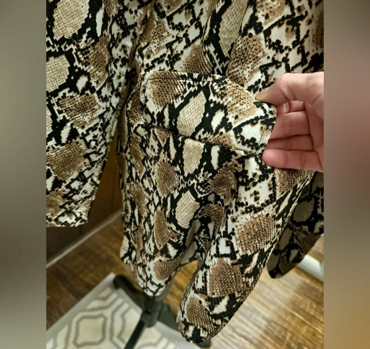 Snakeskin Blazer Jacket