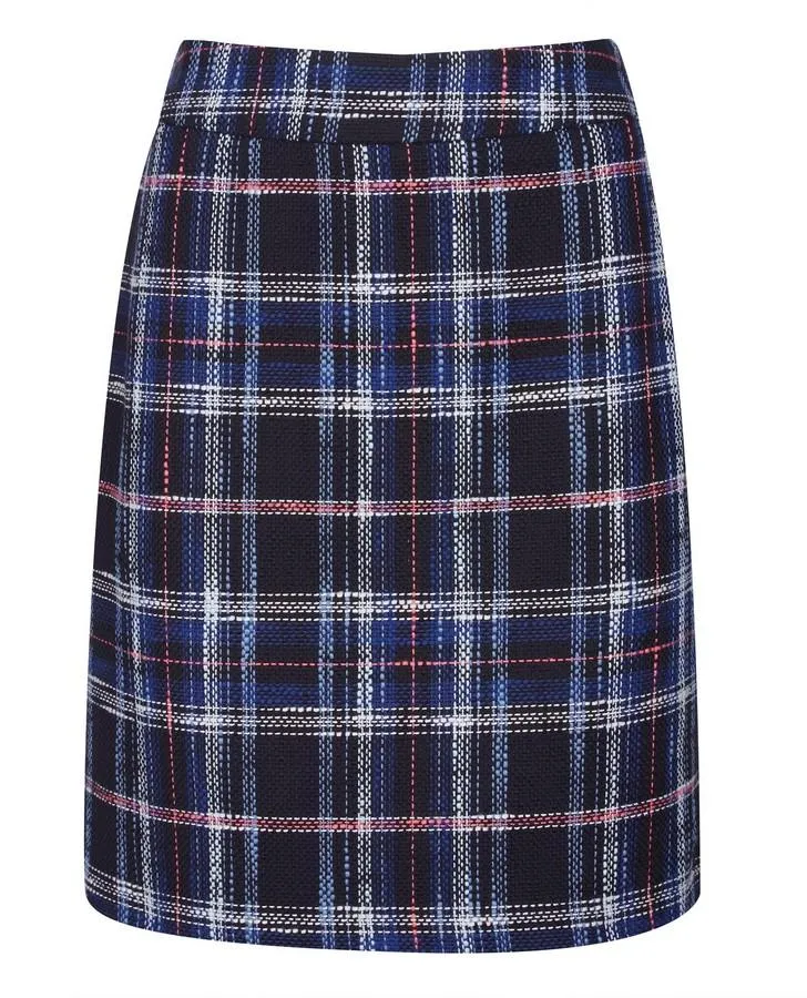 Woven Check Skirt