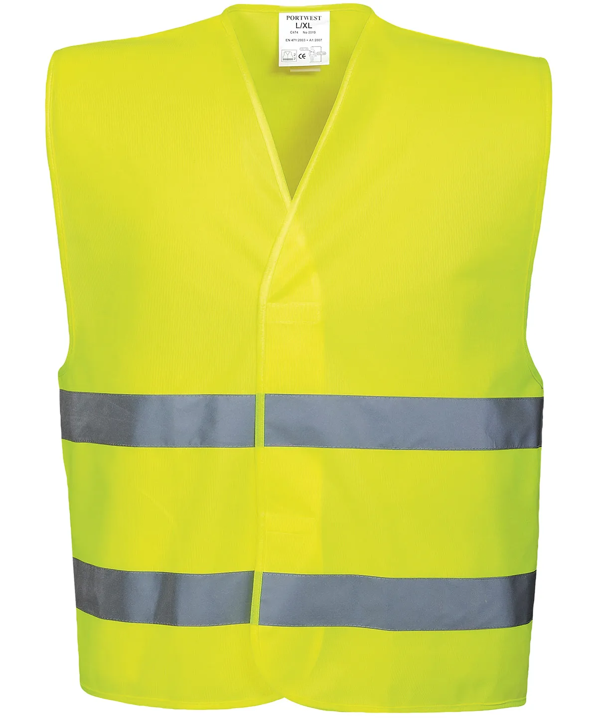 Yellow - Hi-vis two-band vest (C474)